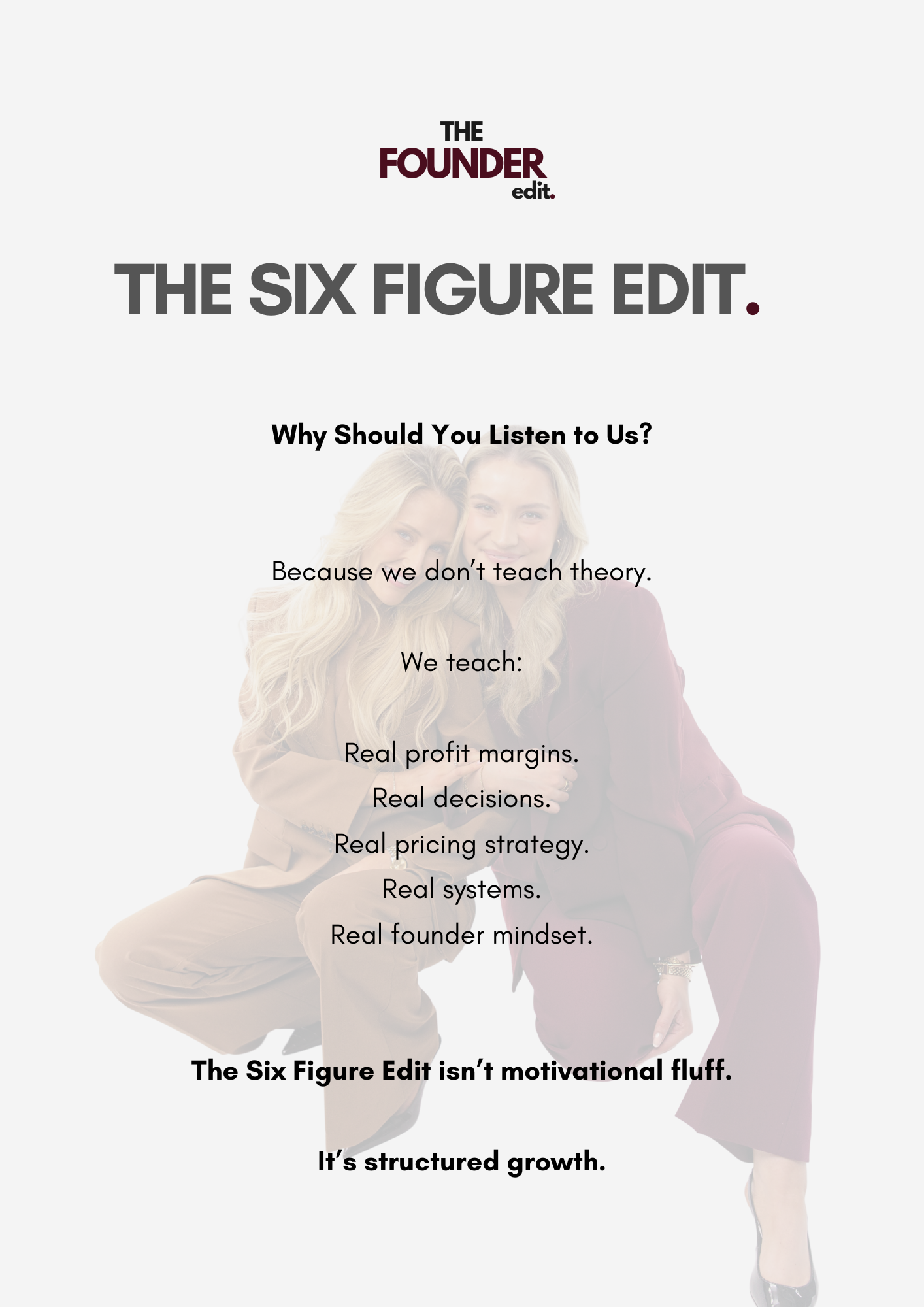 THE SIX FIGURE EDIT: The Mastermind.